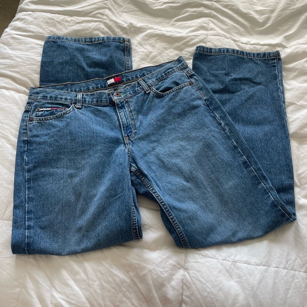 Vintage Tommy Hilfiger straight leg medium wash denim jeans juniors 11